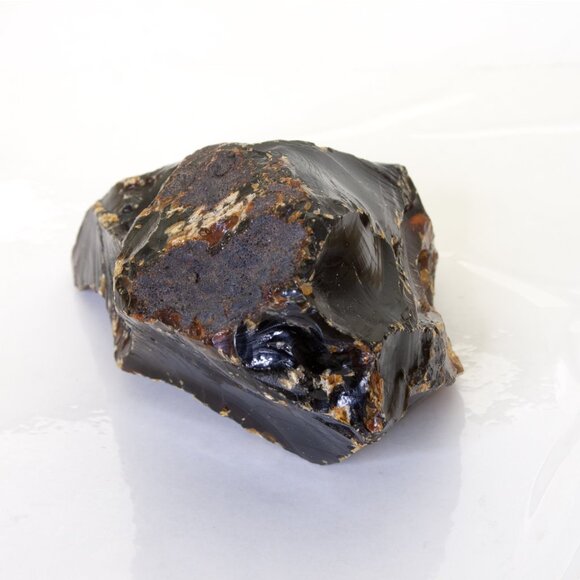 Raw Unpolished Sumatra Amber Fossil Stone 100% Genuine, 167.6 gr Decor Stone - Picture 4 of 9